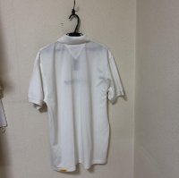 画像2: 【Tommy Hilfiger】トミー ヒルフィガー メンズ ポロシャツ 半袖 usa L  ホワイト