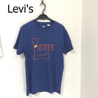 画像1: リーバイス メンズ 半袖 Tシャツ ブルー S