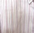 画像3: ライカ メンズ ボタンダウン シャツ 半袖 マルチストライプ ホワイト ピンク L (3)