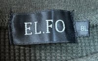 画像3: 【EL.FO】無地 ワッフル ヘンリーネック 長袖Tシャツ 大きいサイズ メンズ ８L カーキ