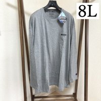 画像1: タグ付き　大きいサイズ メンズ OUTDOOR PRODUCTS 天竺 長袖 Tシャツ グレー　ポケット付き　8L