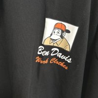 画像3: タグ付き　BEN　DAVIS　ベンデイビス　　メンズ 　ヘビーウェイト　Tシャツ　半袖　6L　黒