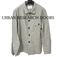 画像1: URBAN RESEARCH DOORS（アーバンリサーチドアーズ） 高機能リネンカバーオールジャケット メンズ アウター　モスグリーン　40