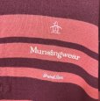 画像3: マンシングウェア　Munsingwear　メンズ　ゴルフウェア　ハーフジップセーター　ピンク　ボーダー　M (3)