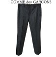 画像1: COMME des GARCONS HOMME（コムデギャルソン）メンズ　スラックスパンツ　ダークグレー　無地　ウール　S　秋　冬 (1)