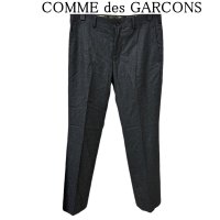 画像1: COMME des GARCONS HOMME（コムデギャルソン）メンズ　スラックスパンツ　ダークグレー　無地　ウール　S　秋　冬