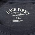 画像3: BACK POINT　メンズ　大きいサイズ　7分袖　Tシャツ　ネイビー　5L　ポケット付き (3)