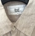 画像3: DANIEL DODD　メンズ　シャツ　半袖　ボタンダウンシャツ　リネンシャツ　 ベージュ　4L (3)