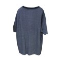 画像2: SARTORIA BELLINI 　メンズ　半袖　 Tシャツ   鹿の子素材　大きいサイズ　デオドラント加工　ネイビー　4L (2)