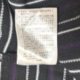 画像5: VILAND　メンズ　Tシャツ　半袖　鹿の子　Vネック　パープル　ボーダー　4L　大きいサイズ (5)