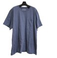 画像1: BACK POINT　メンズ　半袖　Tシャツ　無地　ポケット付き　ネイビー　5L　大きいサイズ (1)