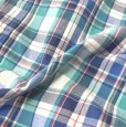 画像5: トミーヒルフィガー　メンズ　カジュアルシャツ　長袖　ボタンダウンシャツ　チェックシャツ　ブルー系　XL (5)