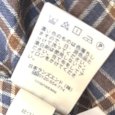 画像6: ランズエンド　メンズ　リネンシャツ　ボタンダウンシャツ　長袖　ロールアップ　チェックシャツ　パープル　ブラウン　XL (6)