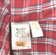画像6: AIGLE　メンズ　ボタンダウンシャツ　カジュアルシャツ　長袖　レッド　タータンチェック　M　 (6)