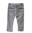 画像2: LEE　メンズ　クロップドパンツ　フラップジッパー　グレンチェック　30 (2)