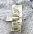 画像6: ブルックスブラザーズ　スリムフィット　メンズ　ボタンダウンシャツ　半袖　ストライプ　青　白　16 1/2 (6)