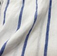 画像6: POLO RALPH LAUREN　ポロラルフローレン　メンズ　リネンシャツ　7分袖　カジュアルシャツ　ホワイト　ストライプ　ブルー　M　 (6)