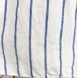 画像8: POLO RALPH LAUREN　ポロラルフローレン　メンズ　リネンシャツ　7分袖　カジュアルシャツ　ホワイト　ストライプ　ブルー　M　 (8)