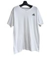 画像1: アディダス　メンズ　Tシャツ　半袖　Vネック　白　L (1)