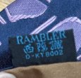 画像4: 丸物百貨店　MARUBUTSU　西陣織　オリエスト　RAMBLER　シルクネクタイ　パープル　レア　希少　昭和レトロ　ビンテージ (4)
