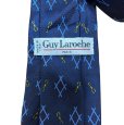 画像2: Guy Laroche ギラロッシュ　シルク100　ネクタイ　ネイビー (2)