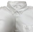 画像3: ユニクロ　メンズ　エアリズムコットンポロシャツ　鹿の子ポロシャツ　半袖　白　ホワイト　3XL (3)