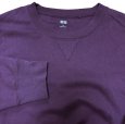 画像3: ユニクロ　メンズ　トレーナー　長袖　スウェットシャツ 3XL　パープル (3)
