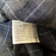 画像8: ダンロップ　メンズ　ネルシャツ　アウトドアシャツ　チェックシャツ　グレー　青　Ｌ (8)