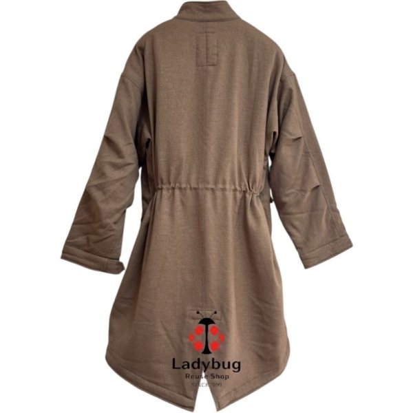 画像3: SHIPS メンズ スタンドカラーコート 中綿コート モッズコート ベージュ S (3)