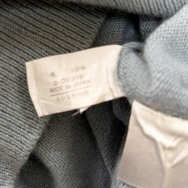 画像7: PARIS　メンズ　カシミヤセーター　Vネックニット　長袖　ライトブルー　M (7)