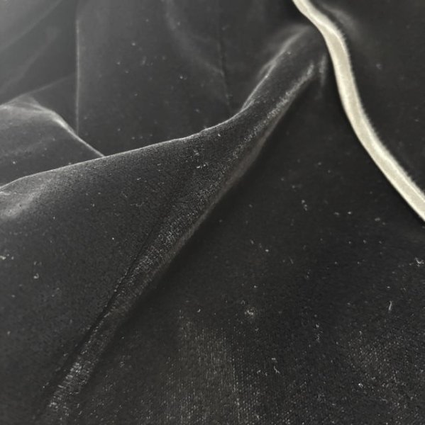 画像16: ビンテージ　ベルベット　レディーススーツ　マザーズスーツ　ノーカラージャケット　タイトスカート　7号 (16)