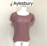 画像1: Aylesbury（アリスバーリー） 花付き サマーニット ピンク