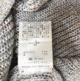 画像5: INDIVI　レディース　サマーニット　5分袖　Vネック　グレー　前上がり (5)