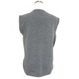 画像5: PRADA　プラダ　カシミヤ　ニットベスト　グレー　フリル付き　38号 (5)