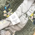 画像5: GAP　ショートパンツ　フラワープリント　モスグリーン　90 (5)