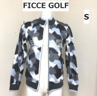 画像1: フィッチェゴルフ（FICCE GOLF）レディース ゴルフウェア カモフラ柄 裏起毛 ジップアップ ジャケット
