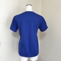画像3: glimmer レディース スポーツ用 ドライ Tシャツ 半袖 青 無地 M?
