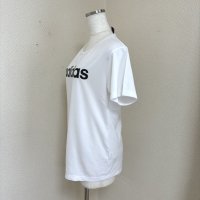 画像2: adidas アディダス レディース　スポーツウェア　速乾 半袖Tシャツ　白　ホワイト　L