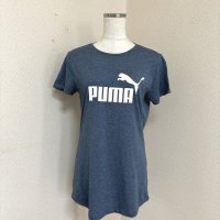 画像1: Puma　プーマ　レディース　スポーツウェア　カットソー　半袖　速乾　接触冷感　　ネイビー　L