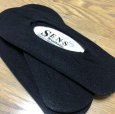 画像3: SENS　足甲深め　脱げにくい　フットカバー　パンプスカバー　滑り止めなし　レディース靴下　黒無地　３足セット (3)