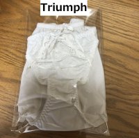 画像1: Triumph トリンプ 編み上げ ショーツ 白 M