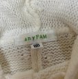 画像7: ANY FAM　フード付き　ニットケープ　コート　80　ベビー　白 (7)
