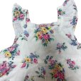 画像2: Cath Kidston　ノースリーブワンピース　パンツ付き　花柄　6-12ヶ月　 (2)
