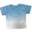 画像2: しまむら micorrid（ミコリッド）半袖Tシャツ　青　白　タイダイ　100 (2)