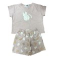 画像1: Miffy　ミッフィー　上下セット　半袖カットソー　ショートパンツ　ルームウェア　90　ピンク (1)