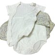 画像3: こどもの森　スカート付き　カバーオール　女の子　80　花柄　白 (3)