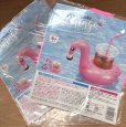 画像1: プール　海　フローティングドリンクホルダー　浮かぶドリンクホルダー　フラミンゴ　2個セット (1)