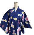 画像2: レディース　浴衣　帯セット　和花　青　日本製　 結び帯 作り帯 結び帯 リボン 桜柄 ゆかた 簡単着付け 　黄　やまぶき　イエロー　からし (2)