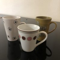 画像1: カフェ おしゃれなマグカップ 3個セット