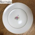 画像1: ノリタケコンテンポラリー ファインチャイナ プレート皿 ブーケ 26.5 (1)